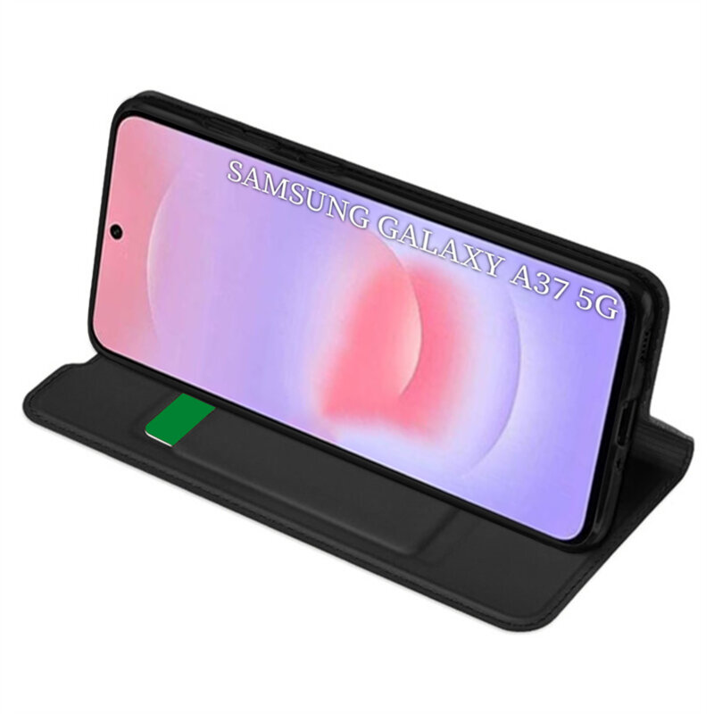 Husa Samsung Galaxy A37 5G Techsuit Magskin Book, negru