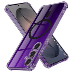 Husa Samsung Galaxy S26 Techsuit Shockproof Clear Silicone MagSafe, fumuriu