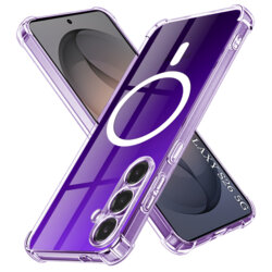 Husa Samsung Galaxy S26 Techsuit Shockproof Clear Silicone MagSafe, transparenta