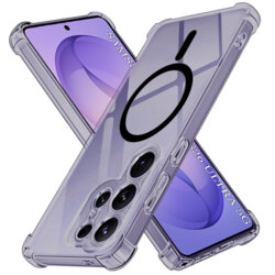 Husa Samsung Galaxy S26 Ultra Techsuit Shockproof Clear Silicone MagSafe, fumuriu