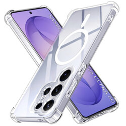 Husa Samsung Galaxy S26 Ultra Techsuit Shockproof Clear Silicone MagSafe, transparenta