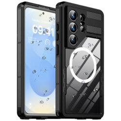 Husa impermeabila Samsung Galaxy S26 Ultra ShellBox Waterproof IP68, negru