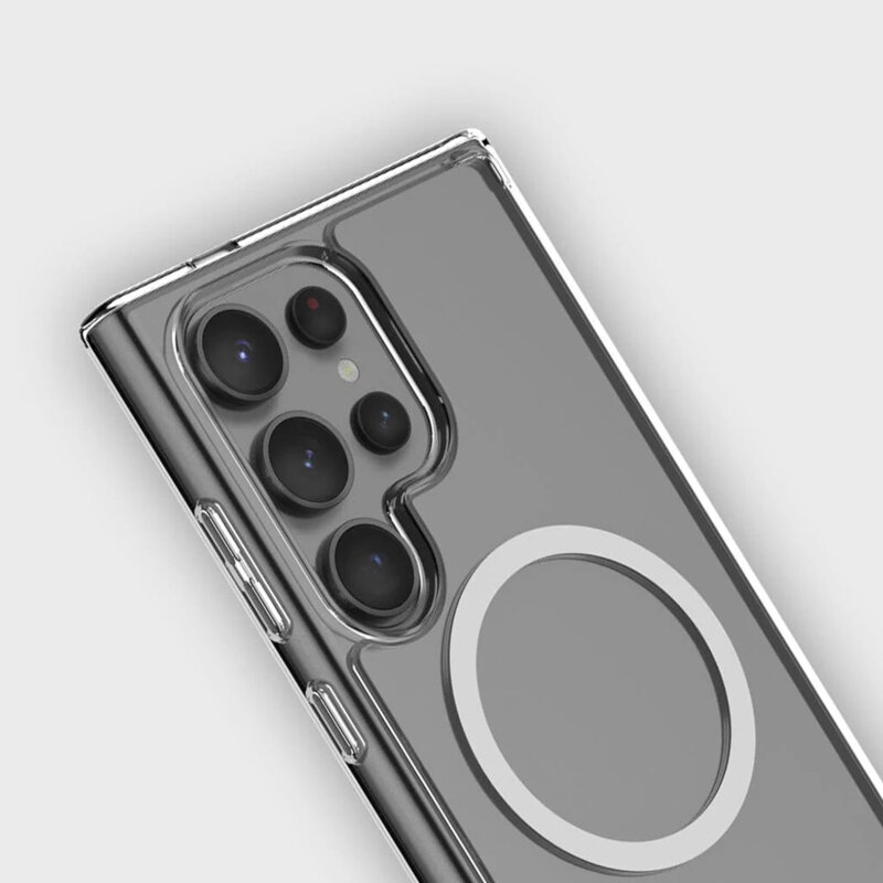 Husa Samsung Galaxy S26 Plus Blueo Crystal Anti-Drop Series MagSafe, transparenta