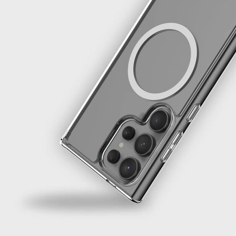 Husa Samsung Galaxy S26 Ultra Blueo Crystal Anti-Drop Series MagSafe, transparenta