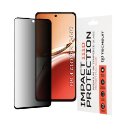 Folie sticla Oppo Reno12 F 5G Techsuit 111D Privacy Full Glue, negru
