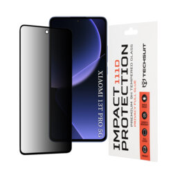 Folie sticla Xiaomi 13T Pro Techsuit 111D Privacy Full Glue, negru