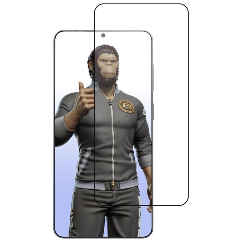 [Pachet 5x] Folie Samsung Galaxy S26 Plus Blueo 2.5D Silk Full Cover HD Glass, negru