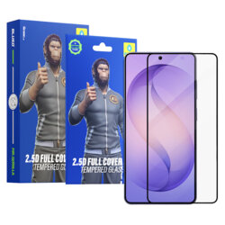 [Pachet 5x] Folie Samsung Galaxy S26 Ultra Blueo 2.5D Silk Full Cover HD Glass, negru