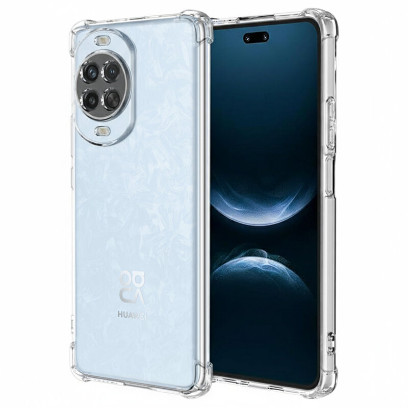 Husa Huawei nova 14 Pro Techsuit Shockproof Clear Silicone, transparenta