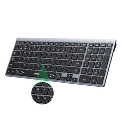 Tastatura wireless Bluetooth ergonomica Ugreen, 75163, negru