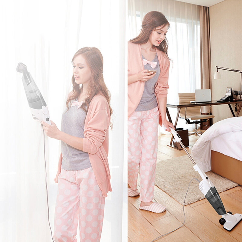 Aspirator vertical Deerma, 16000Pa, 600W, 1.2l, alb, DX118C