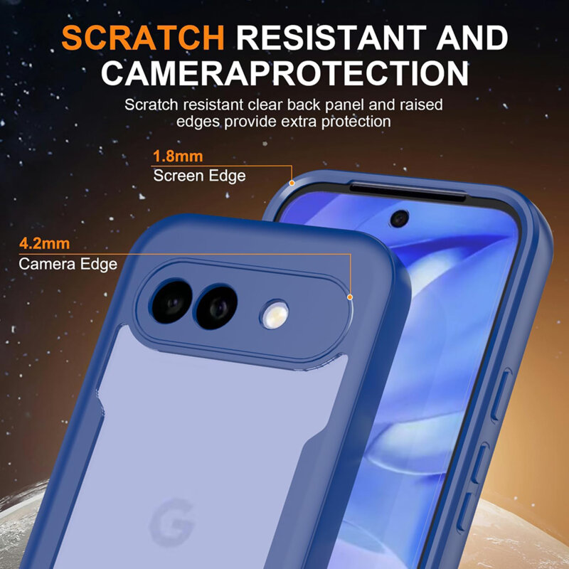 Husa 360° Google Pixel 10a Techsuit ColorVerse, albastru