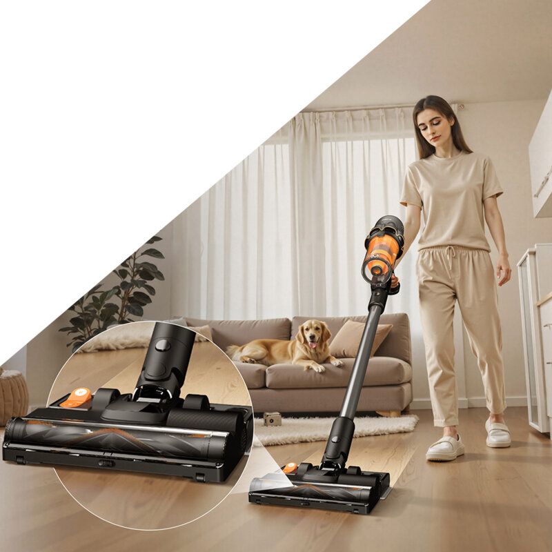 Aspirator vertical Deerma, 240W, 2500mAh, 23kPa, 8000rpm, DEM-T30W