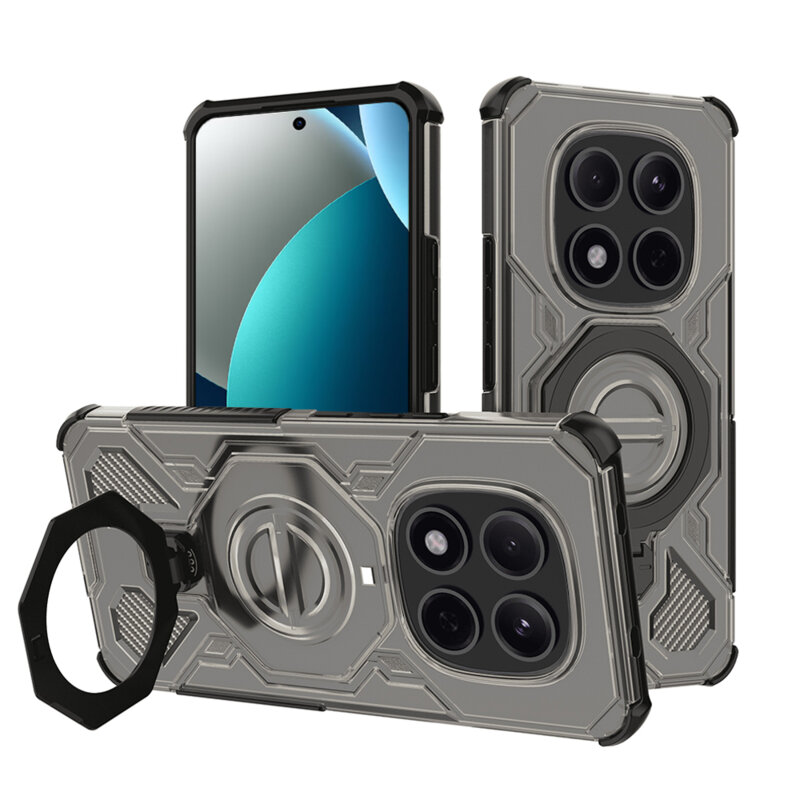 Husa Xiaomi Redmi Note 15 Pro 5G Techsuit Carbon Shield PRO, fumuriu