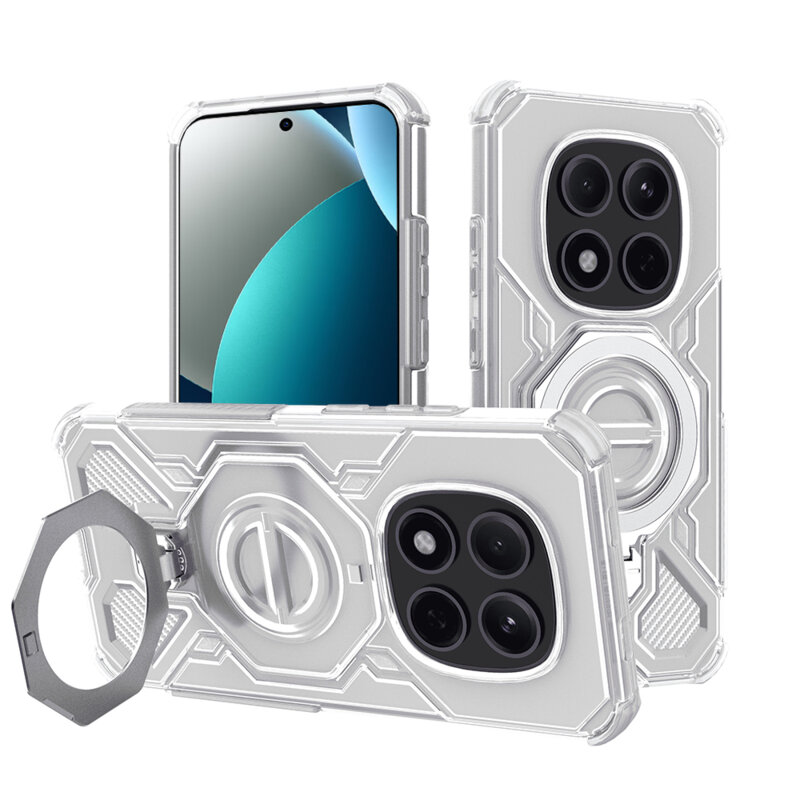 Husa Xiaomi Redmi Note 15 Pro 5G Techsuit Carbon Shield PRO, alb