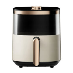 Friteuza cu aer cald 360°, air fryer 3L Deerma KZ30W, 1200W