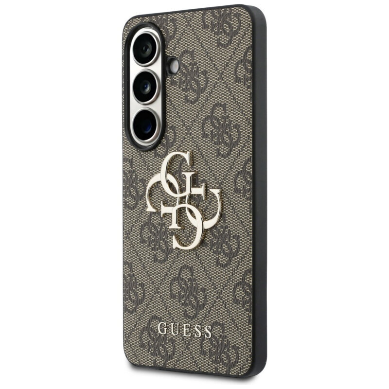 Husa originala Guess Samsung Galaxy S26 Hardcase 4G Big Metal Logo, maro, GUHCS26S4GMGBR
