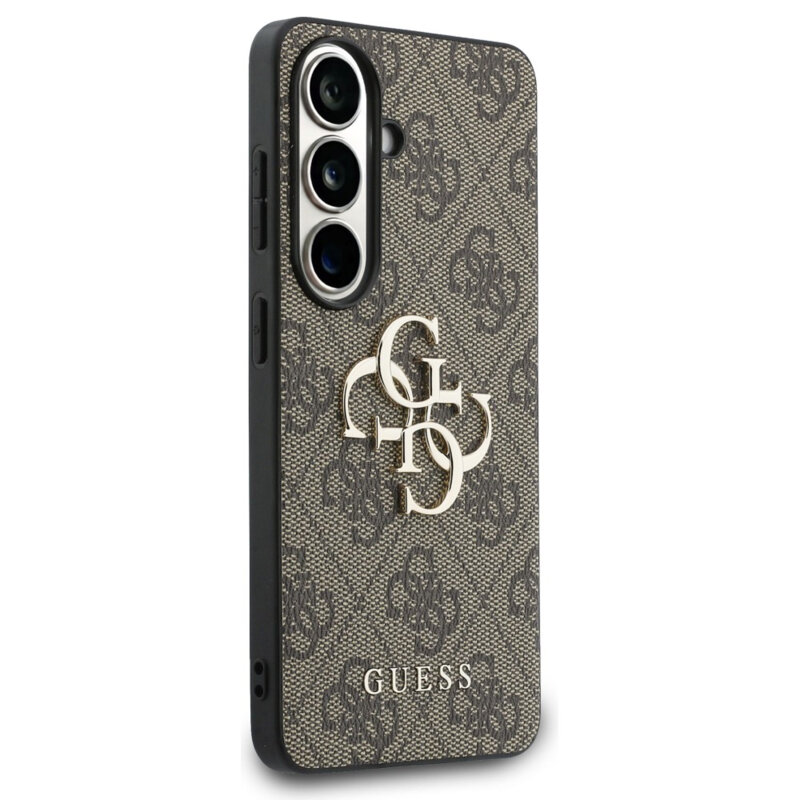 Husa originala Guess Samsung Galaxy S26 Hardcase 4G Big Metal Logo, maro, GUHCS26S4GMGBR
