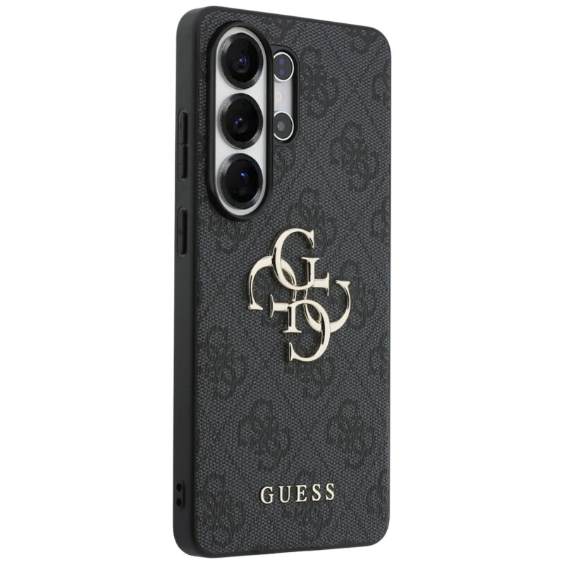 Husa originala Guess Samsung Galaxy S26 Ultra Hardcase 4G Big Metal Logo, negru, GUHCS26L4GMGGR