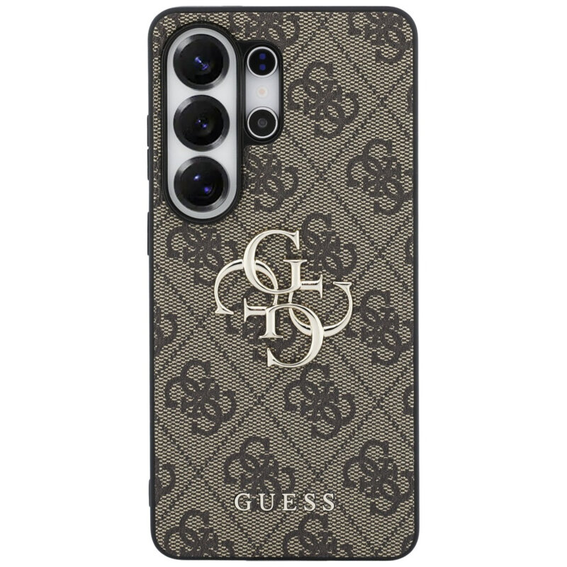 Husa originala Guess Samsung Galaxy S26 Ultra Hardcase 4G Big Metal Logo, maro, GUHCS26L4GMGBR