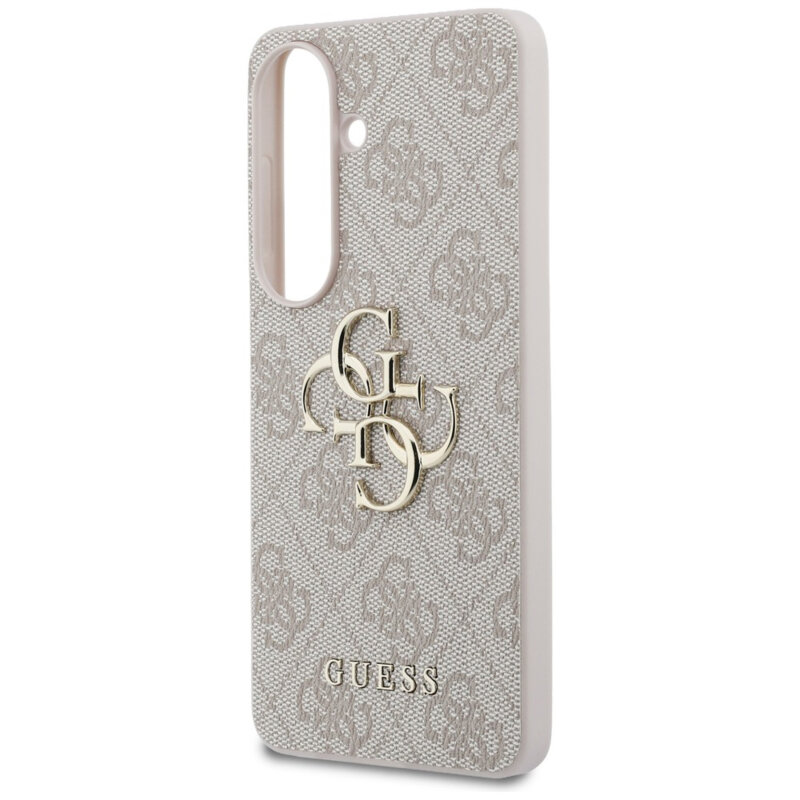 Husa originala Guess Samsung Galaxy S26 Plus Hardcase 4G Big Metal Logo, roz, GUHCS26M4GMGPI