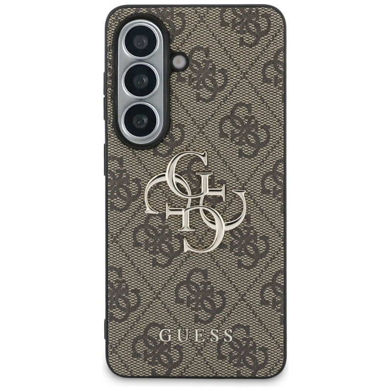Husa originala Guess Samsung Galaxy S26 Plus Hardcase 4G Big Metal Logo, maro, GUHCS26M4GMGBR