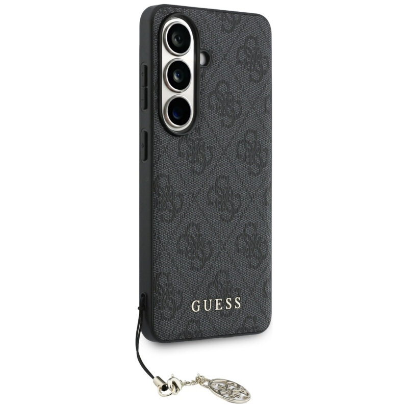 Husa originala Guess Samsung Galaxy S26 Hardcase 4G Classic Logo Charm, negru, GUHMS26SGF4GGR
