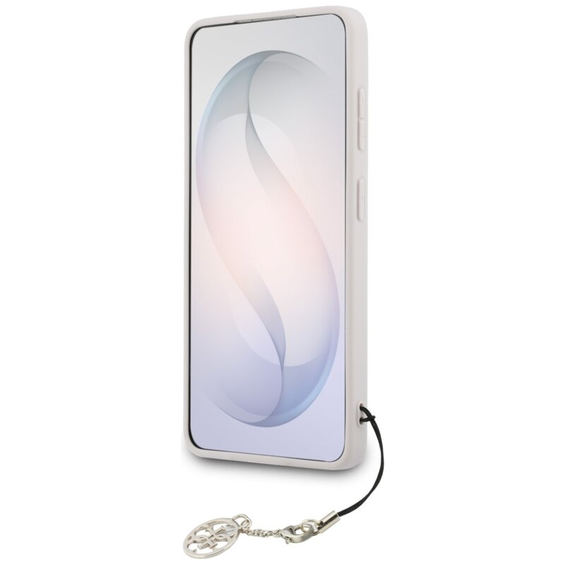 Husa originala Guess Samsung Galaxy S26 Hardcase 4G Classic Logo Charm, roz, GUHMS26SGF4GPI