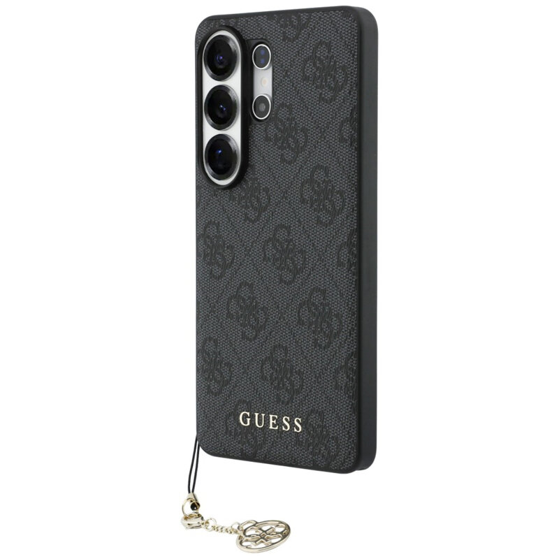 Husa originala Guess Samsung Galaxy S26 Ultra Hardcase 4G Classic Logo Charm, negru,GUHMS26LGF4GGR