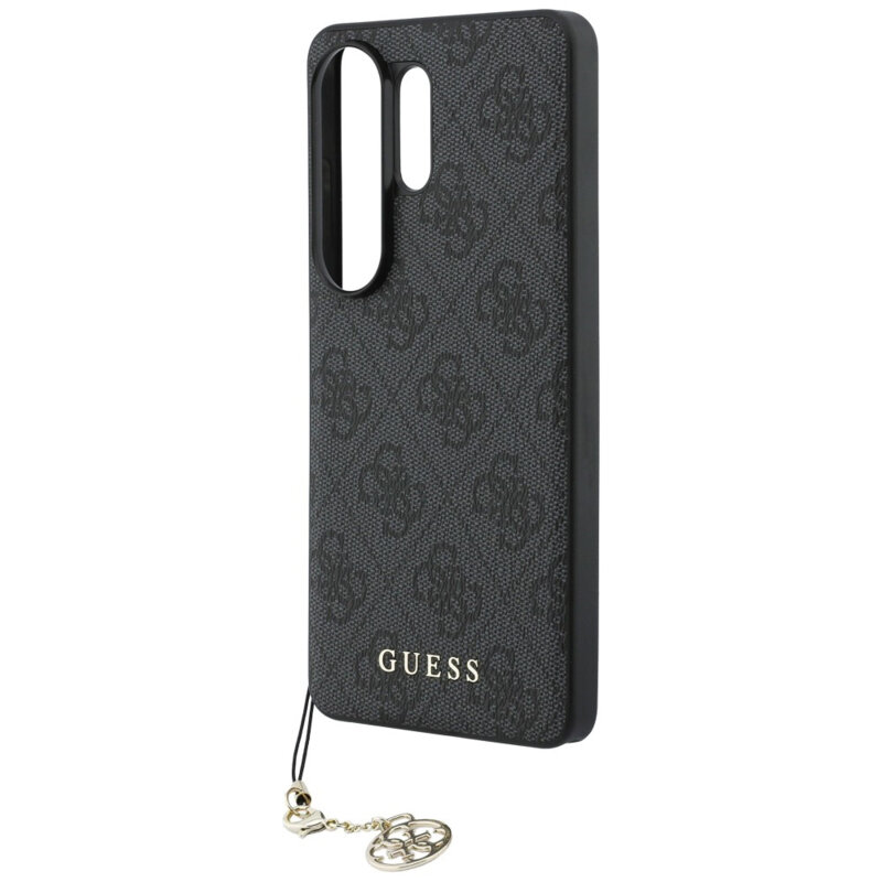Husa originala Guess Samsung Galaxy S26 Ultra Hardcase 4G Classic Logo Charm, negru,GUHMS26LGF4GGR