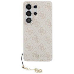 Husa originala Guess Samsung Galaxy S26 Ultra Hardcase 4G Classic Logo Charm, roz, GUHMS26LGF4GPI