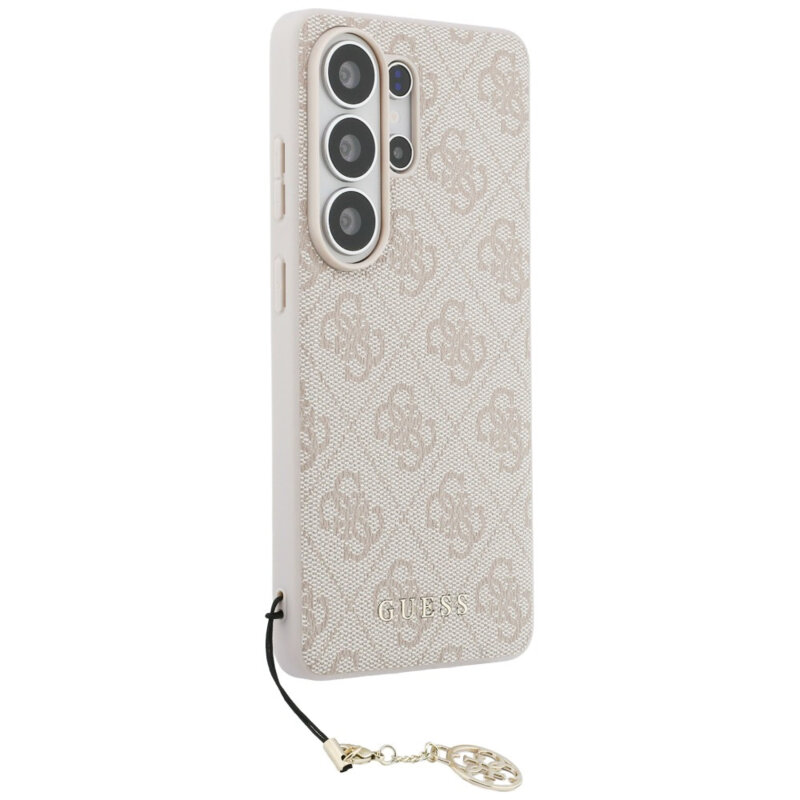 Husa originala Guess Samsung Galaxy S26 Ultra Hardcase 4G Classic Logo Charm, roz, GUHMS26LGF4GPI