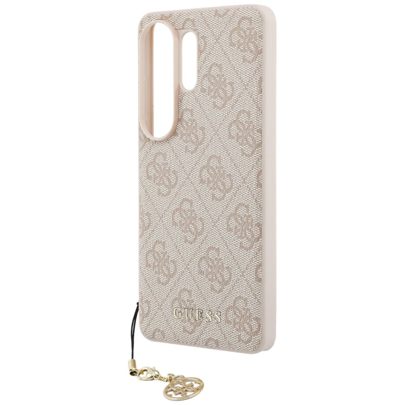 Husa originala Guess Samsung Galaxy S26 Ultra Hardcase 4G Classic Logo Charm, roz, GUHMS26LGF4GPI