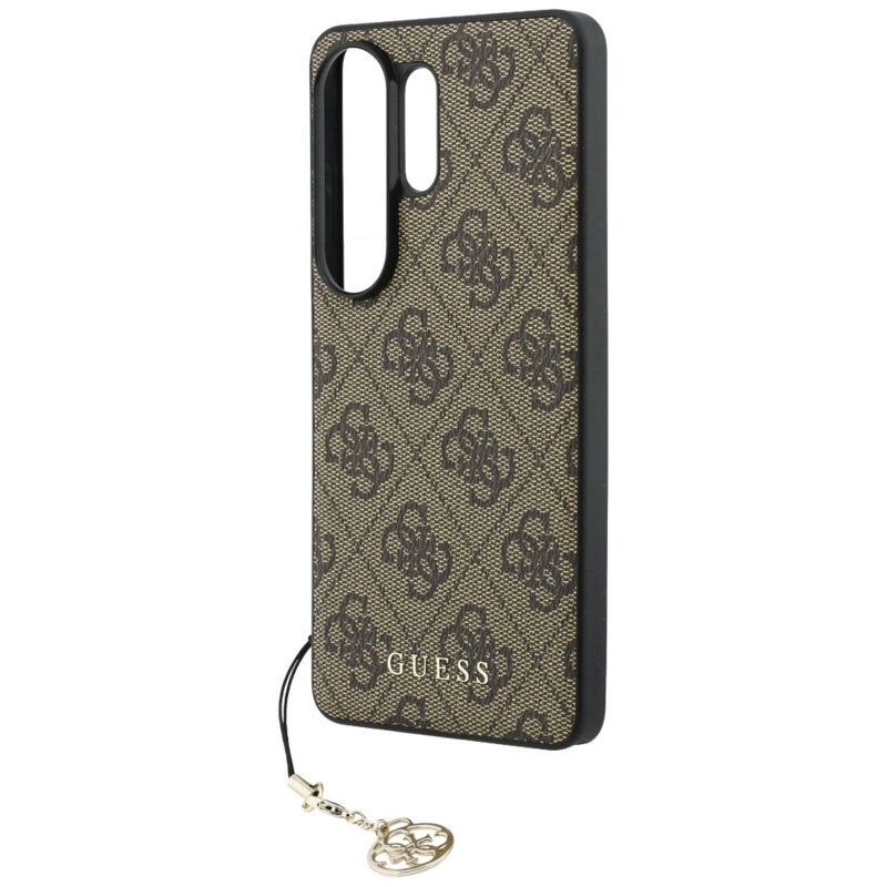 Husa originala Guess Samsung Galaxy S26 Ultra Hardcase 4G Classic Logo Charm, maro, GUHMS26LGF4GBR