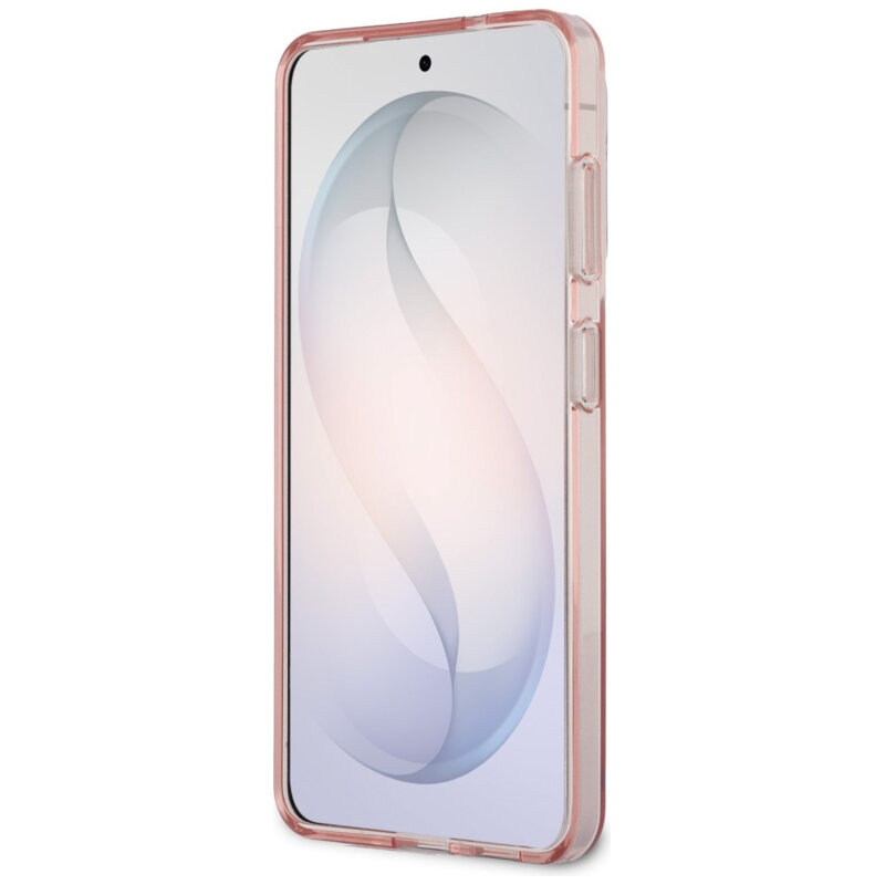 Husa Samsung Galaxy S26 originala Guess IML Gradient Triangle, roz, GUHMS26SHGTMLCGP