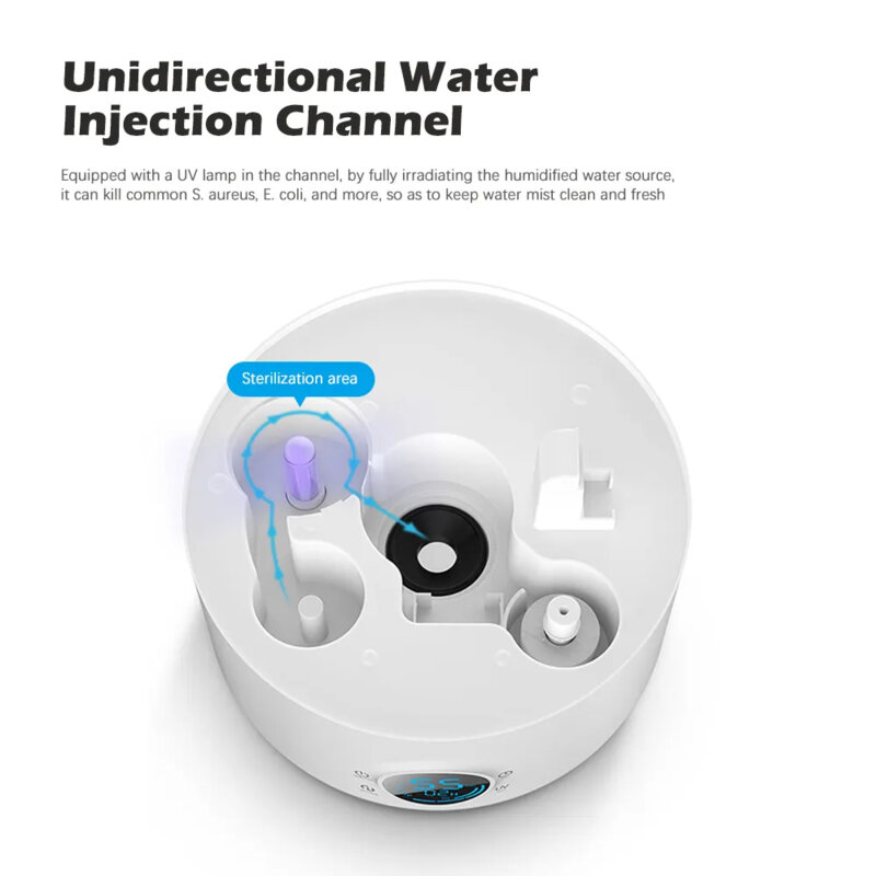 Umidificator de camera, aromaterapie Deerma, 5l, 25W, alb, F628S