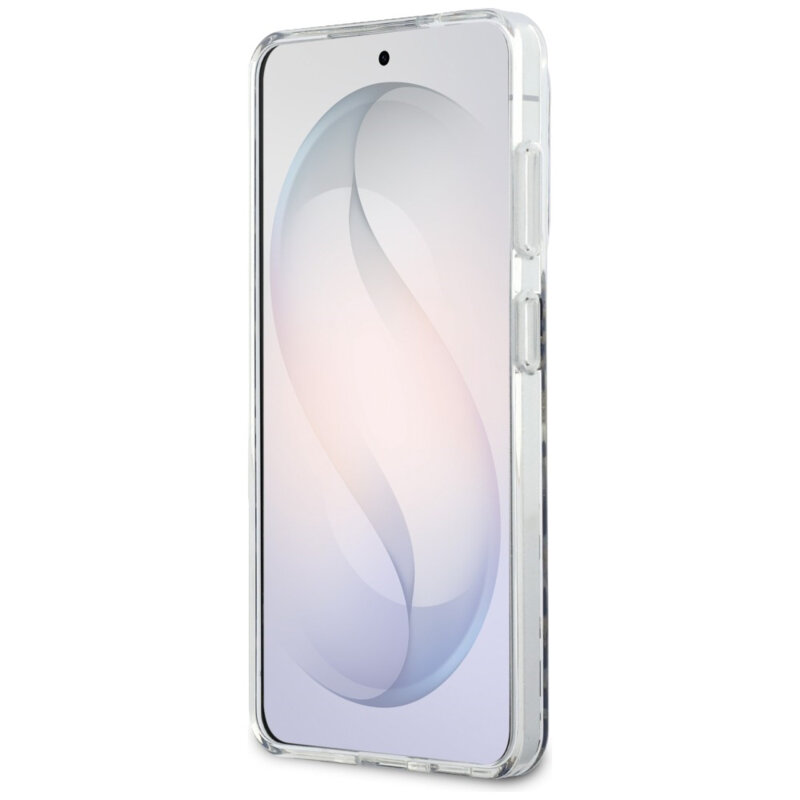 Husa Samsung Galaxy S26 originala Guess IML Leopard Print Triangle, negru, GUHMS26SHLEGTGLK