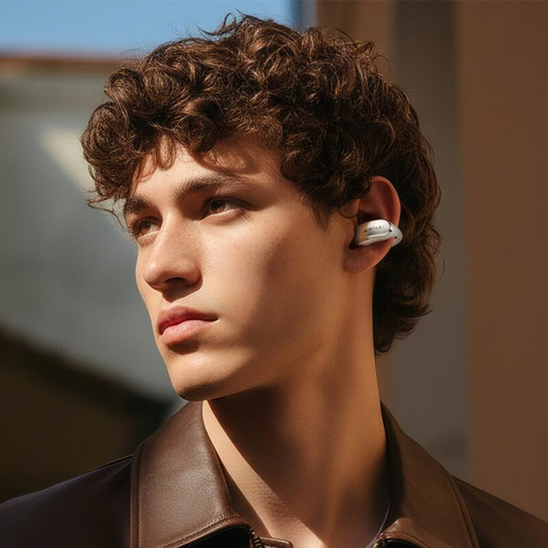 Casti open-ear cu Noise Cancelling Acefast FA005, 400mAh, auriu