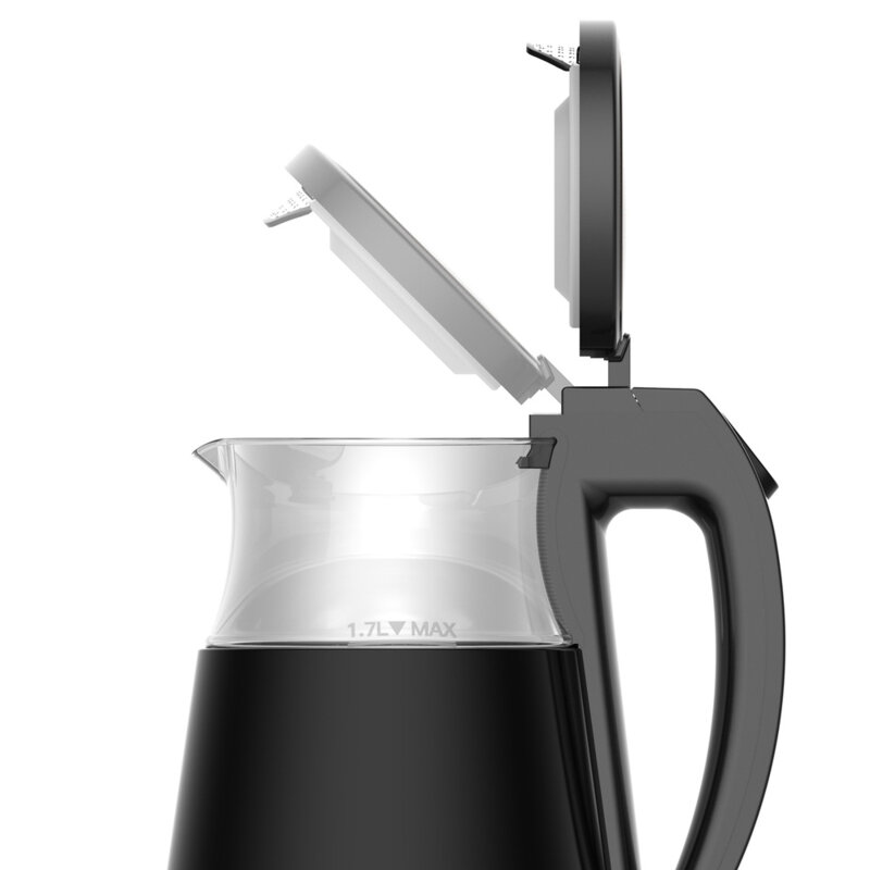 Fierbator electric Deerma, 1.7l, 1700W, negru, DEM-SH90W