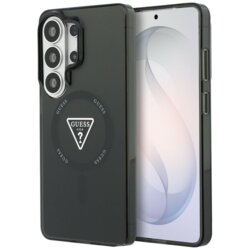 Husa Samsung Galaxy S26 Ultra originala Guess IML Gradient Triangle MagSafe, negru, GUHMS26LHGTMLCGK