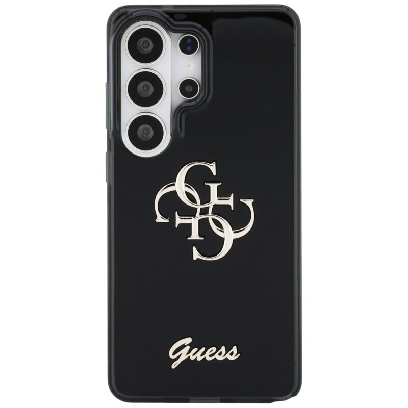 Husa Guess IML Big Metal 4G Script  Samsung Galaxy S26 Ultra, negru, GUHCS26L5HC4MLSK