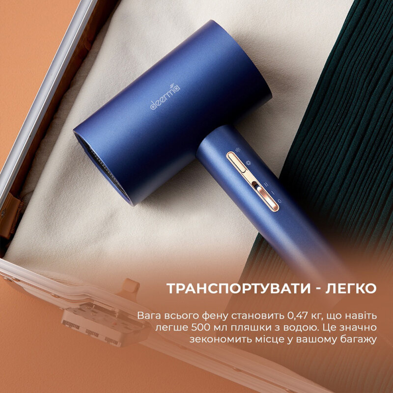 Uscator de par pentru uz casnic Deerma, 1600 - 2000W, CF15W