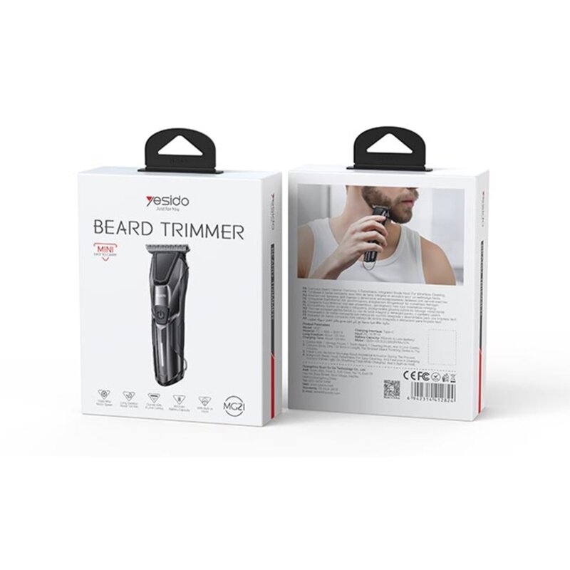 Aparat de ras electric Yesido MG21, 900mAh, negru