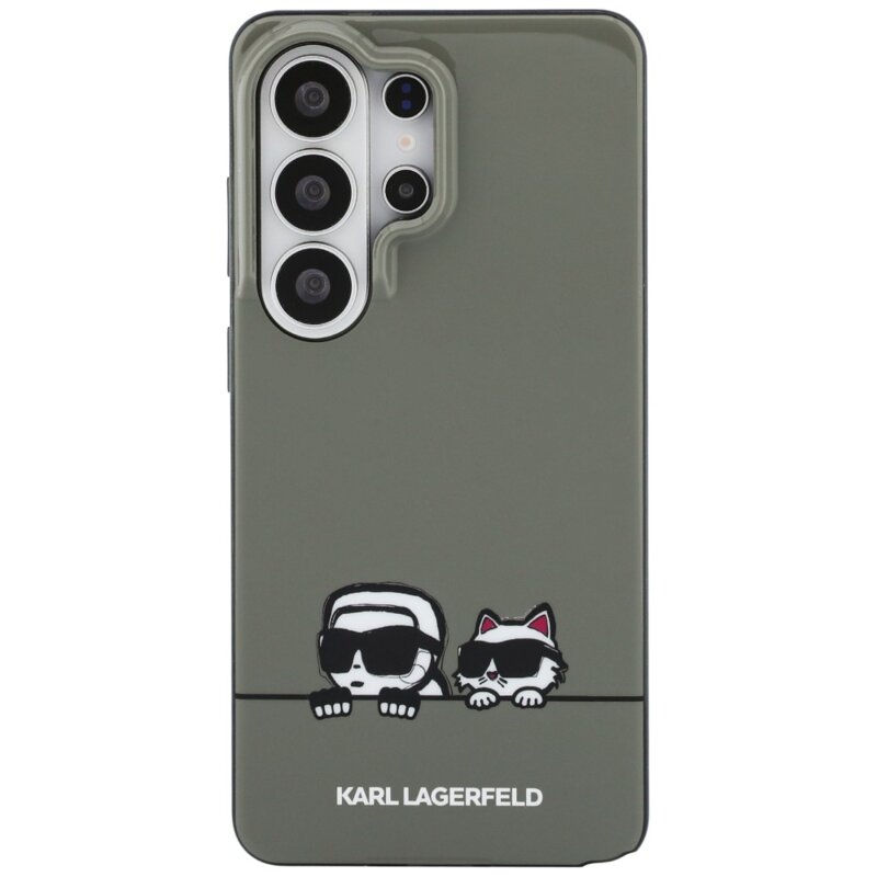 Husa Samsung Galaxy S26 Ultra Karl Lagerfeld IML K&C Peekaboo Logo MagSafe, KLHMS26L6HPKACK, negru
