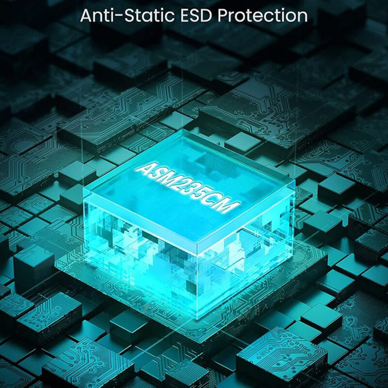 Carcasa rack 2.5inch SATA + cablu USB-C Ugreen, 6Gbps, gri, 70499