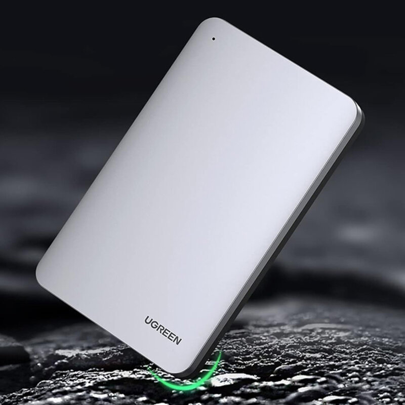 Carcasa rack 2.5inch SATA + cablu USB-C Ugreen, 6Gbps, gri, 70499