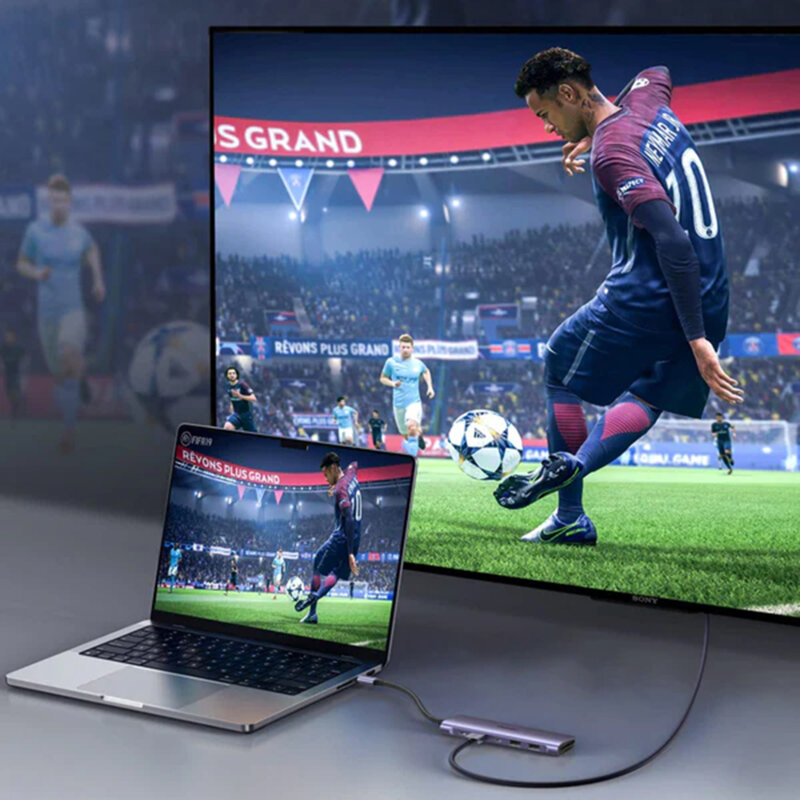 Hub 7in1 Type-C la USB, HDMI, Type-C, SD/TF, 100W Ugreen, 15214