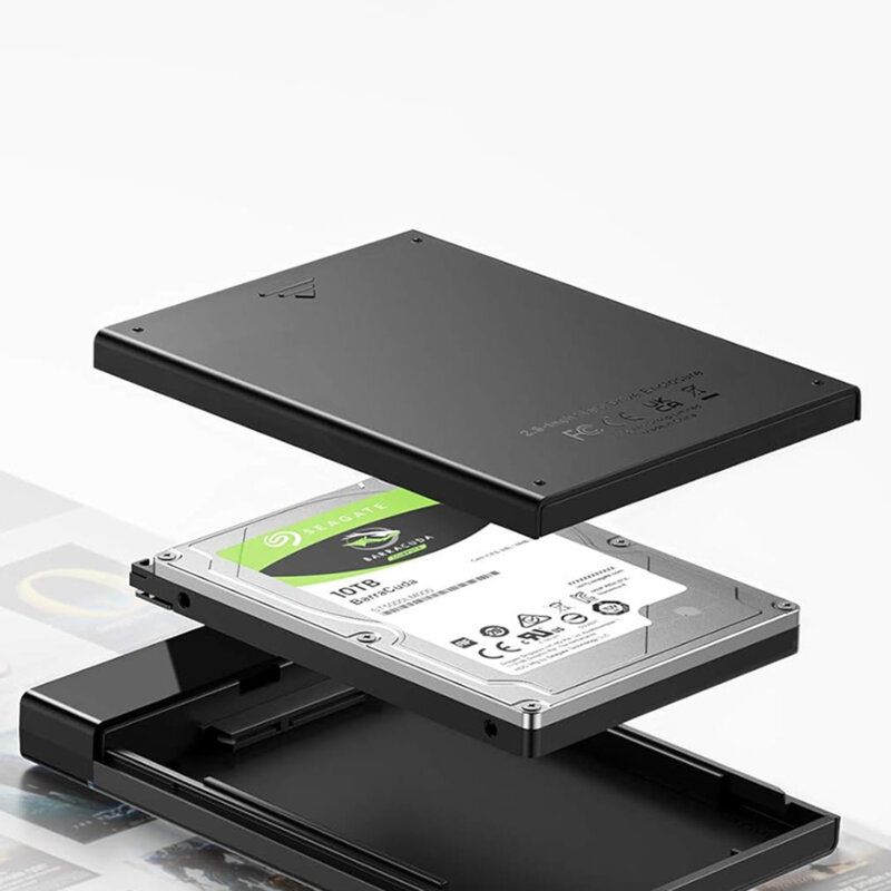 Carcasa rack SATA HDD/SDD 2.5inch + cablu tip C Ugreen, 50743