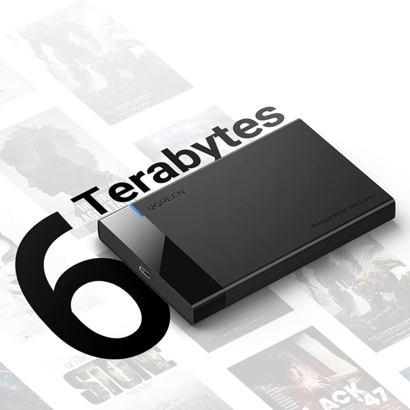 Carcasa rack SATA HDD/SDD 2.5inch + cablu tip C Ugreen, 50743