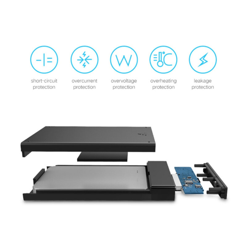 Carcasa rack HDD/SDD Ugreen, 5Gbps, negru, 30847